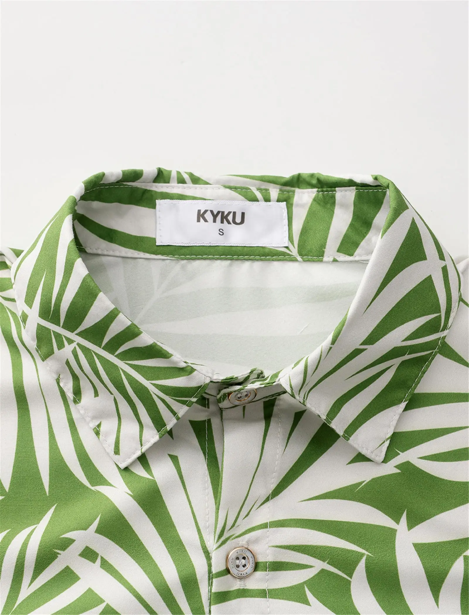 Camisa havaiana KYKU para homens – Camisas engraçadas de férias tropicais para praia, manga curta, roupas de verão com bolsos