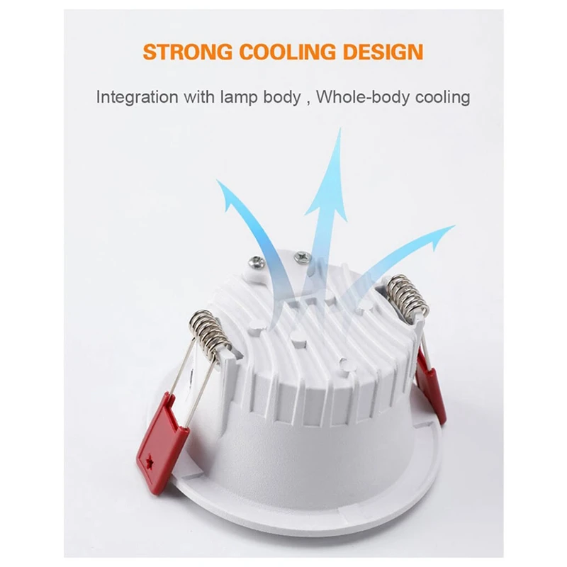 LICE-Round المضادة للوهج LED ضوء السقف النازل راحة ضوء الأضواء مناسبة للإضاءة الداخلية