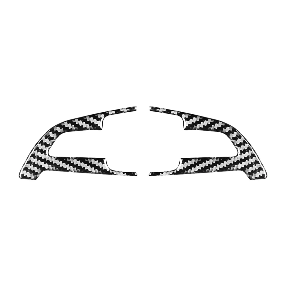 Car Steering Wheel Cover Trim Sticker Carbon Fiber for Cadillac XT4 2018 2019 Accessories