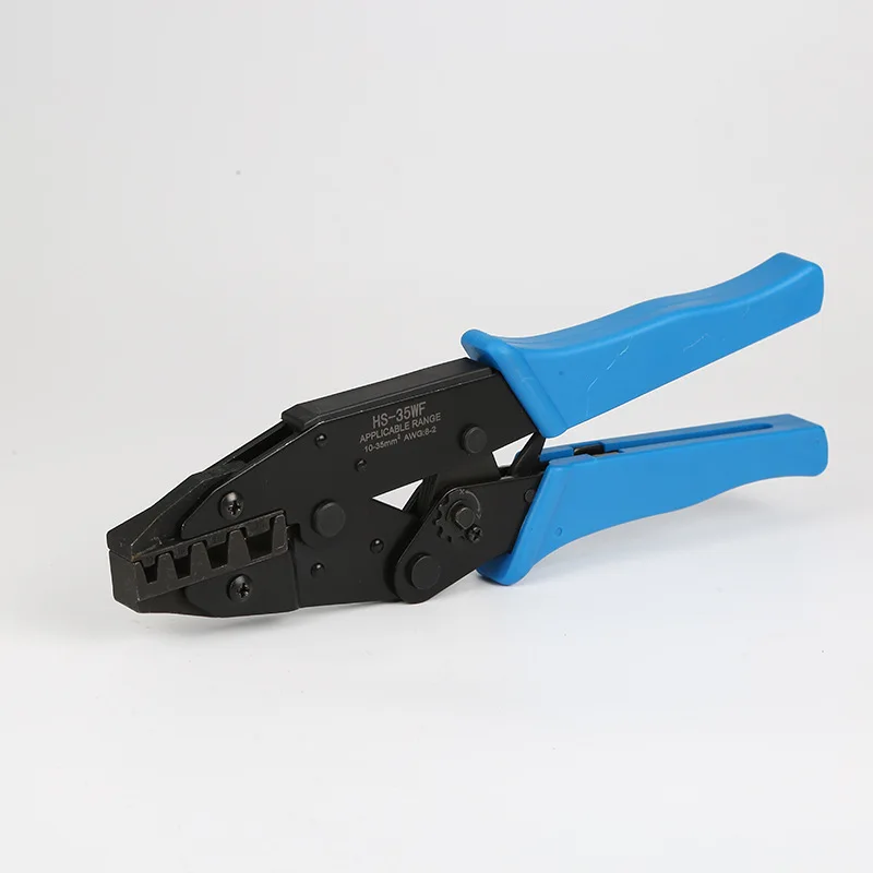 HS-35WF 10-35mm² 7-2AWG Tang Crimp Alat Tangan Tabung Bootlace Terminal Crimping