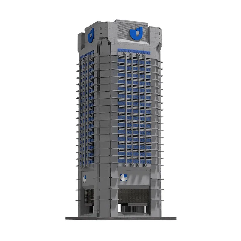Stadt Street View Moc Bausteine Modulare Union-Investment Hochhaus Modell Technologie Blöcke DIY Spielzeug Bau Urlaub Geschenk