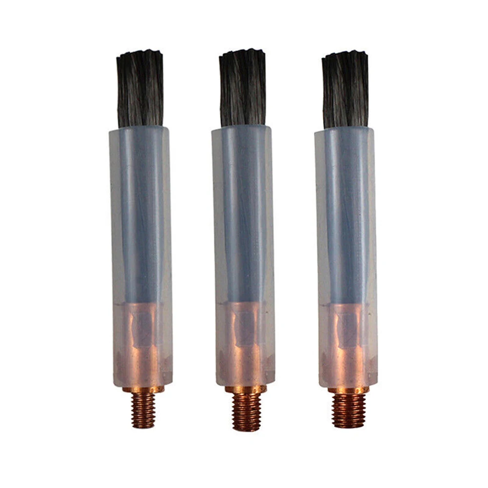Brosse à souder en fibre de carbone pour livres de couverture, nettoyeur de soudure, outil de couture pour perruque, MIG, MAG, TIG, M6, M8, M10, 514, 1 pièce