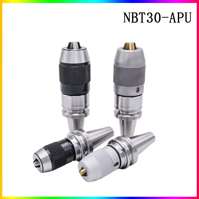 NEW precision 0.008 NBT NBT30 drill chuck shank APU APU08 APU13 precision integrated drill chuck CNC tool holder