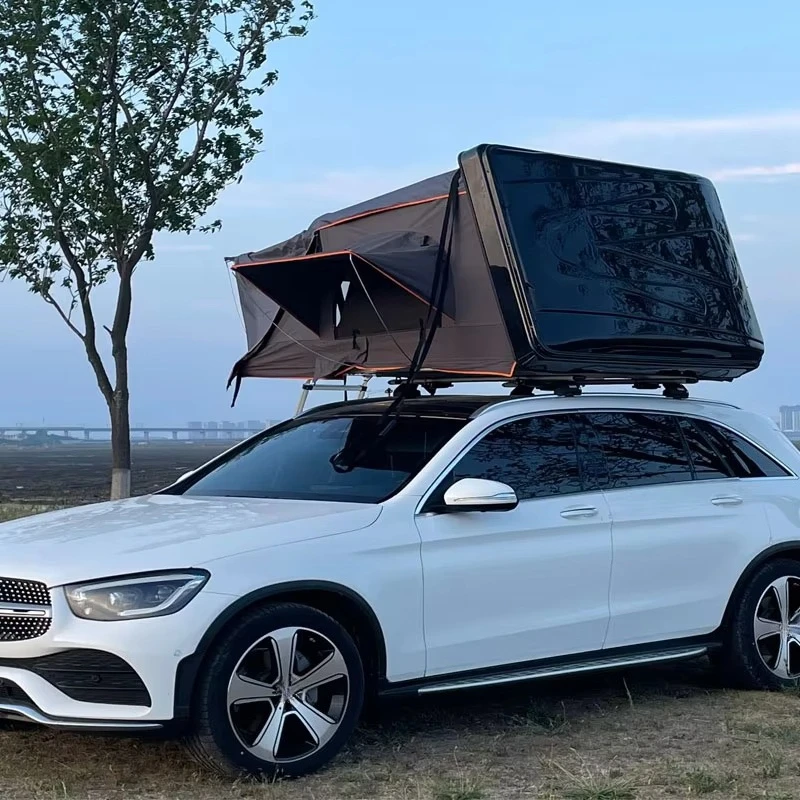 Hard Shell 4x4 Suv Waterproof Sunshade Folding Roof Top Pop-up Car Camping Outdoor Tent With Awning