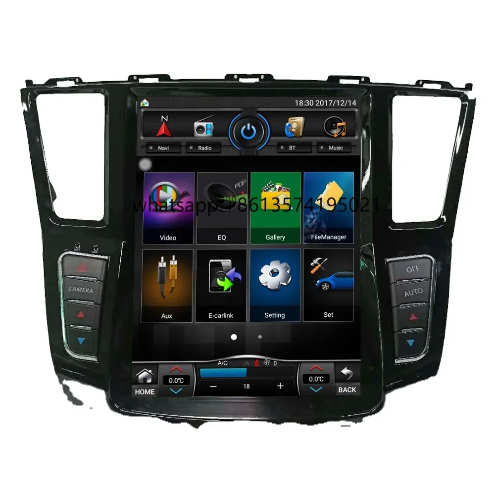 

TWholesale Android Screen Car Radio DVD Player GPS For Infiniti QX60 GPS Audio Video With Car Navigation BT MP3 MP4 Player