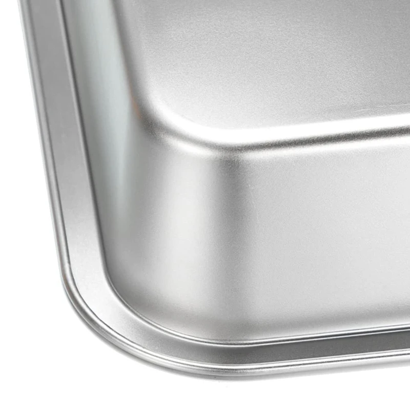 for Cat Litter Box Stainless Steel 4 inch Side Height Smooth Surface Metal Pan