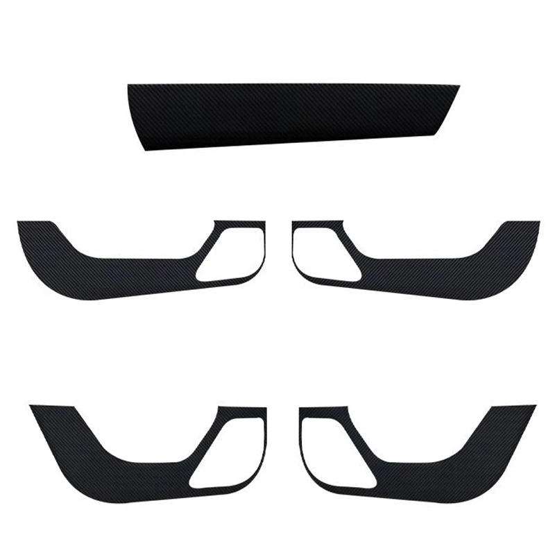 لشيري EXEED ستيرا ES ET 2023 2024 2025 باب السيارة مكافحة ركلة الوسادة صندوق القفازات ألياف الكربون مكافحة ركلة الوسادة ملصق الملحقات