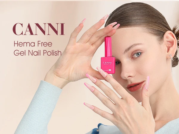 CANNI Gel-Nagellack, TPO-frei, fantastische Haftung, Konsistenz, besonders wunderschöne Farbe, Soak Off UV-LED, semi-permanenter Gel-Lack – Detail 5