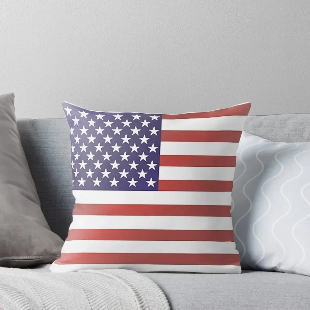 

American Flag Throw Pillow Cushions Luxury Cushion Cover Custom Cushion Bed pillowcases pillow