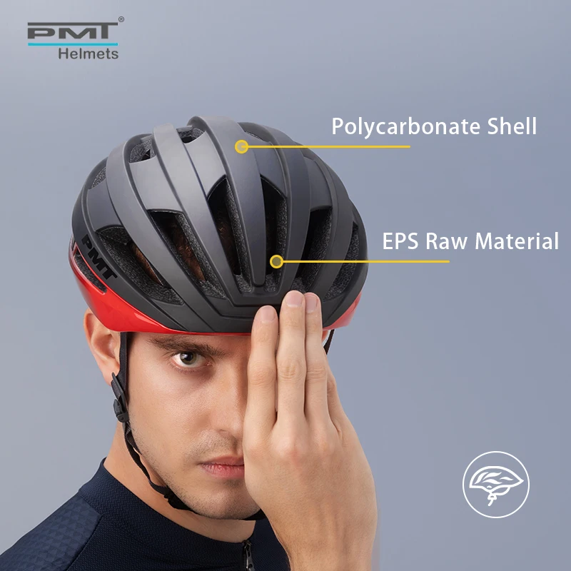 PMT Bicycle Safety Helmet EPS Ultralight Integrally-molded Adjustable Men Women Cycling Helmet Mtb Road Bike Motorcycle Cap Hat