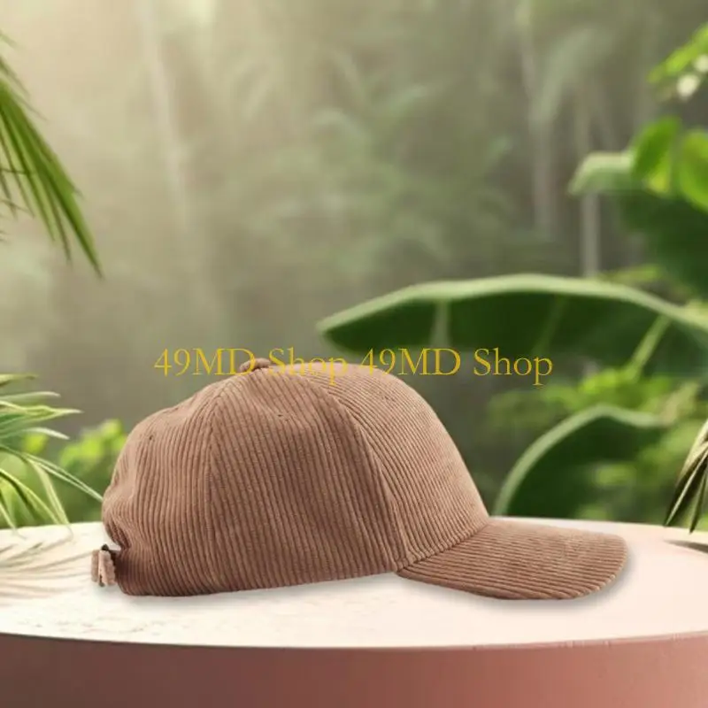 

49MD повседневные вельветовые бейсболки для взрослых и подростков, регулируемая дышащая зимняя бейсболка для спорта на открытом