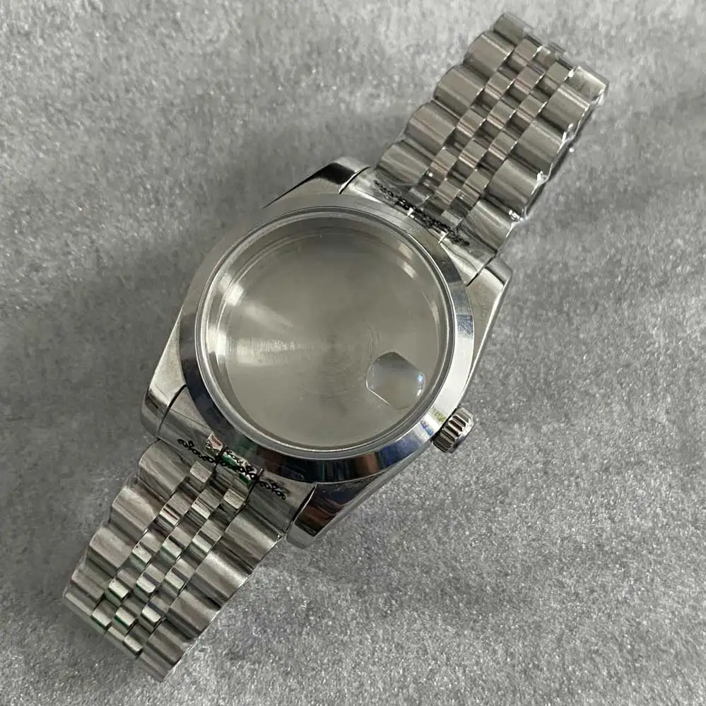 

36mm Watch Case Sapphire Glass Stainless Steel Waterproof Men's Case Watch Accessories Replacement Set for NH35/NH36/4R Movement