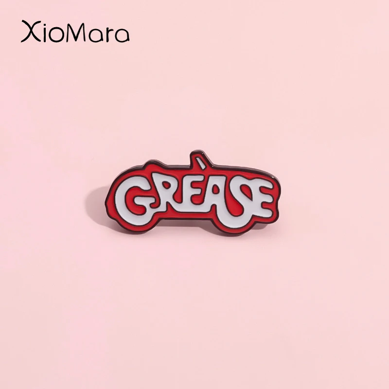 Greases Musical Play Enamel Pins Fashion Concert Fan Friends Badge Decorative Brooches Backpack Clothes Lapel Badges Gift