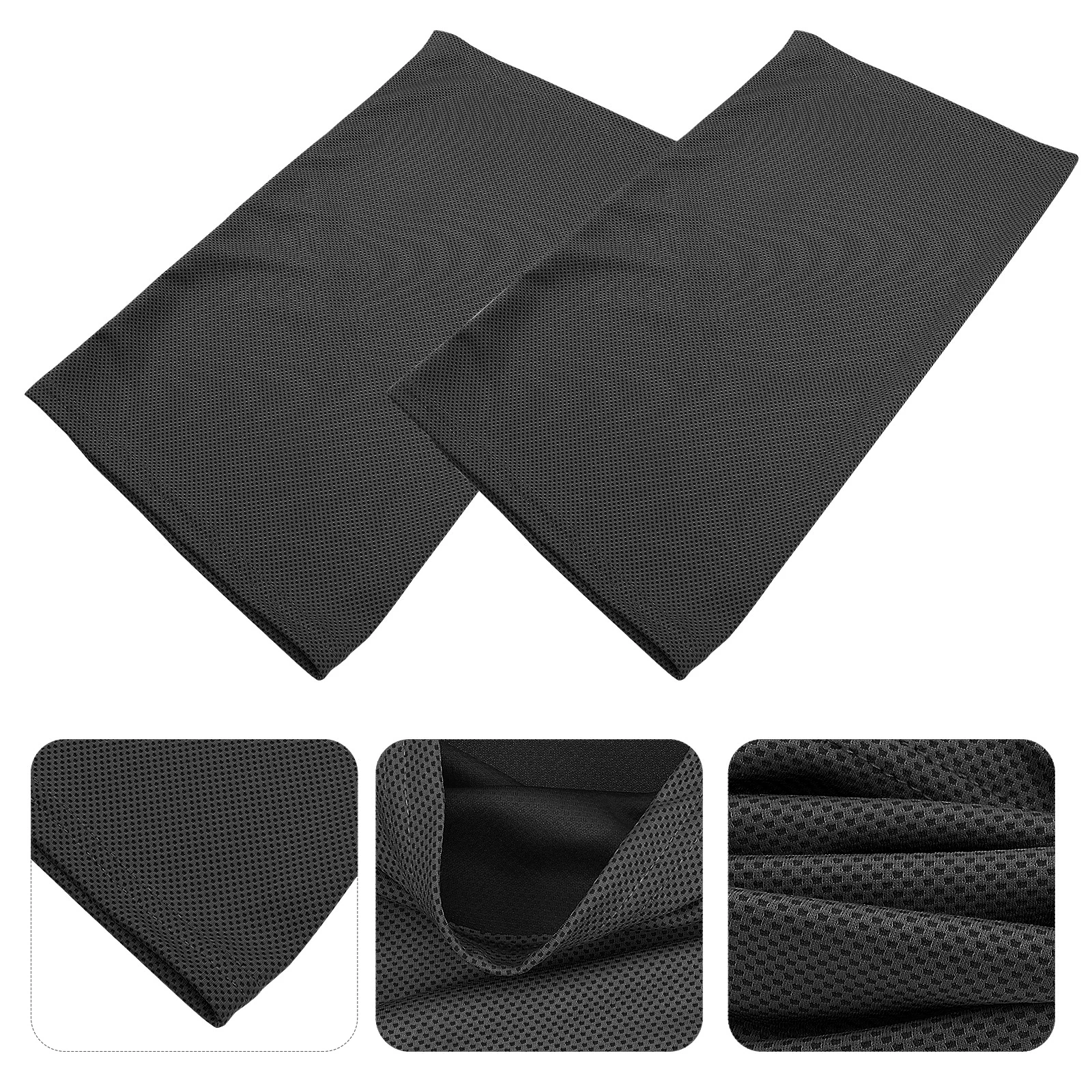 

2 Pcs Breathable Sports Wristband Travel Bands Sweatbands Polyester Ice Brace for