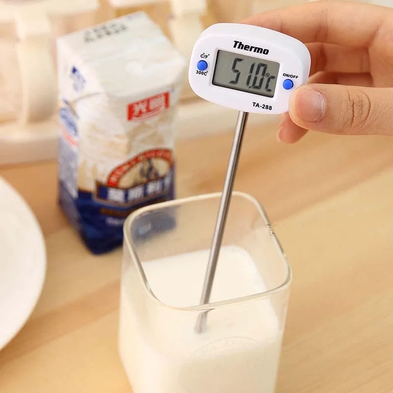 BBQ Thermometer Coffee Food Food Pen Needle Electronic Digital Display Probe Liquid  Kitchen Thermometre BBQ Oil Thermometer