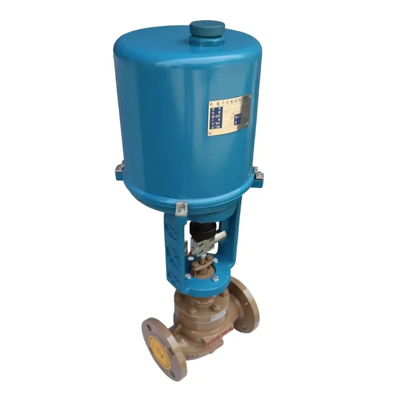 For Engineering Electric Control Valve Single Seat Proportional Steam Heat Transfer Oil Temperature Flow Pressure Control