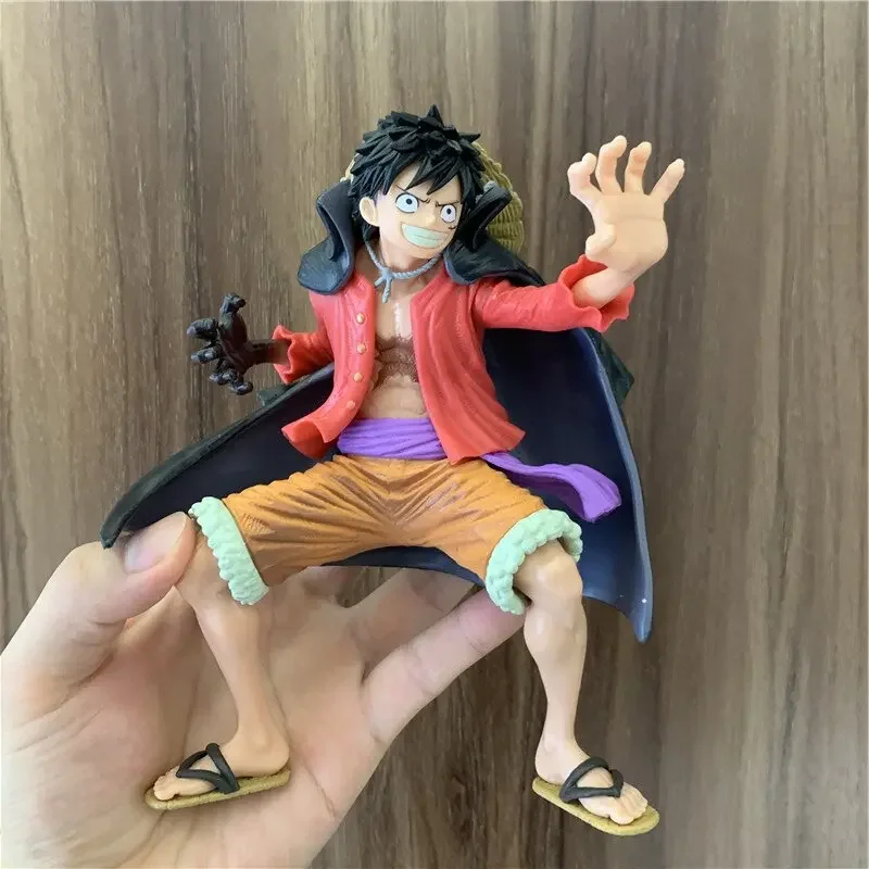 20cm One Piece Monkey D Luffy Figure Ghost Island Battle Suit Wano Country Koa Art King Anime Action Pvc Model Toys Kids Gift