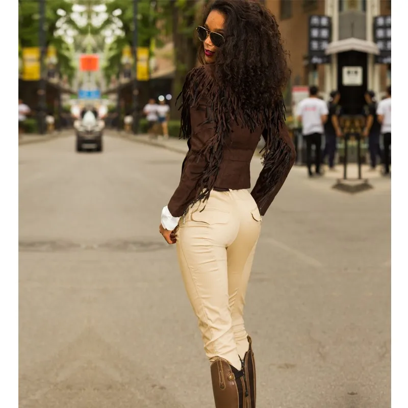 

Calzones Para Mujer New Autumn and Winter Elastic Leggings Slim fitting Cotton Women's Casual Slimming Tight Breeches