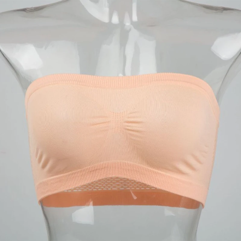 Women Sexy Strapless Bra Invisible Push Up Bras Underwear Seamless Solid Color Without Straps Bralette Lingerie Bras Bra Female