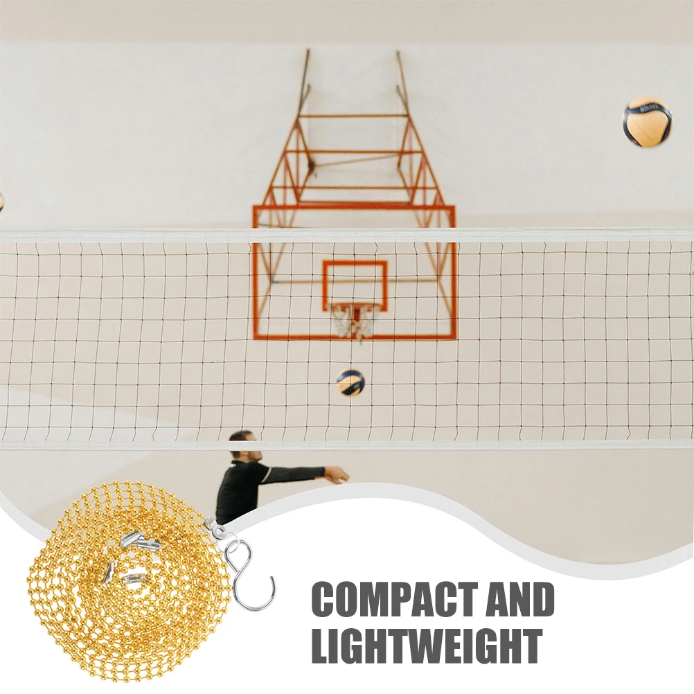 

2Pcs Volleyball Measurement Chain Compact Lightweight Design Multi-Functional Height Measure Tool for Volleyball Nets and Sports