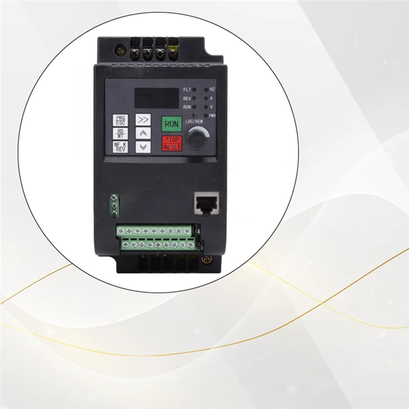 ABDE-110V To 220V 1.5KW Frequency Converter VFD Motor Variable Speed Power Controller Single Phase Input Three Phase Output