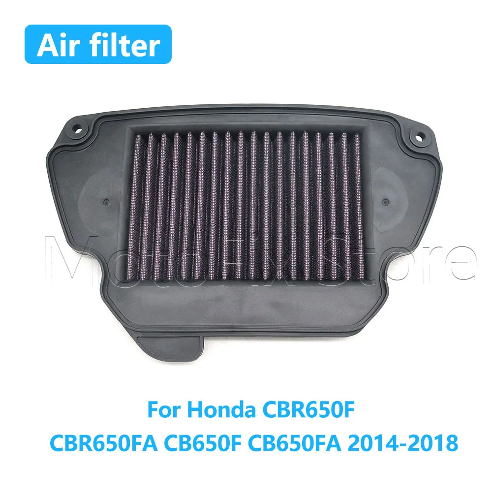 

For Honda CBR650F CB650F CBR650FA CB650FA 2014 2015 2016 2017 2018 Motorcycle High Flow Air Filter Engine Intake Cleaner Element