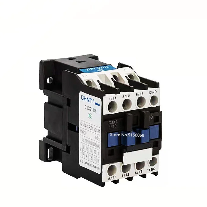 CHNT CHINT CJX2-1810 CJX2-1801 LC1Series 18A Contactor Magnetic Contactors AC380V 220V