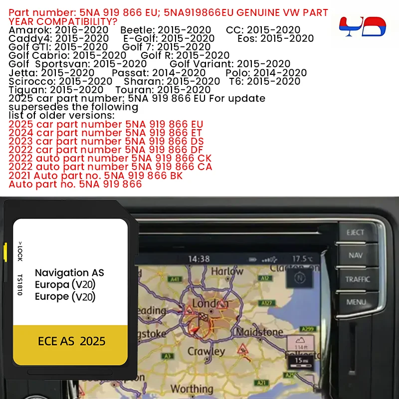 Gps Sd For Vw (As) … - image
