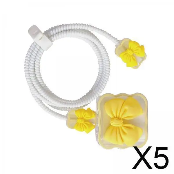 

Защитный чехол для кабеля DIY из ТПУ, 3D-накладка для зарядного устройства, чехол для USB-кабеля, градиентный цвет, 4-в-1, для быстрой зарядки