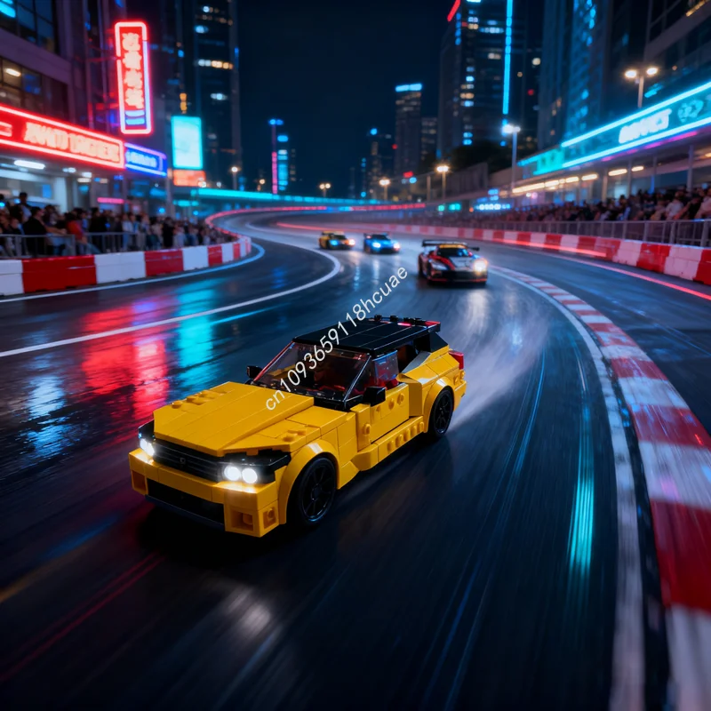 

269 шт. MOC BMWedd 5 Series Touring alt City Champions Модель Строительные игрушки Блоки DIY идея Кирпич Рождественский подарок Дети День рождения