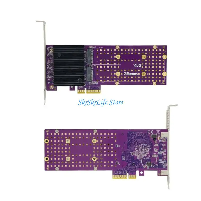 E65E PCIe 4.0X4 M.2 Drive Storage Expansion Card for Desktop Computer File Libraries