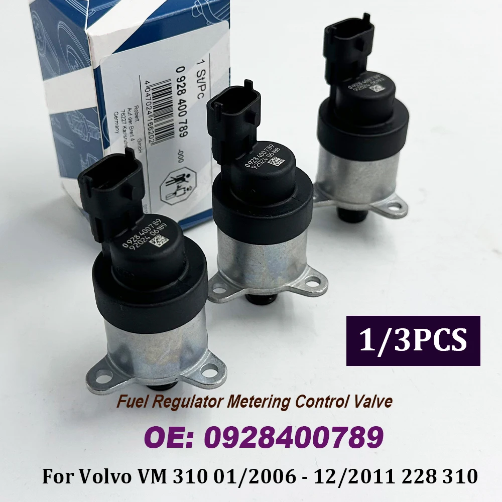 

NEW 1/3PCS 0928400789 Fuel Pressure Regulators 928400789 For M-WM VOLVOO V-W M-AN Diesel Control Valve Metering Solenoid