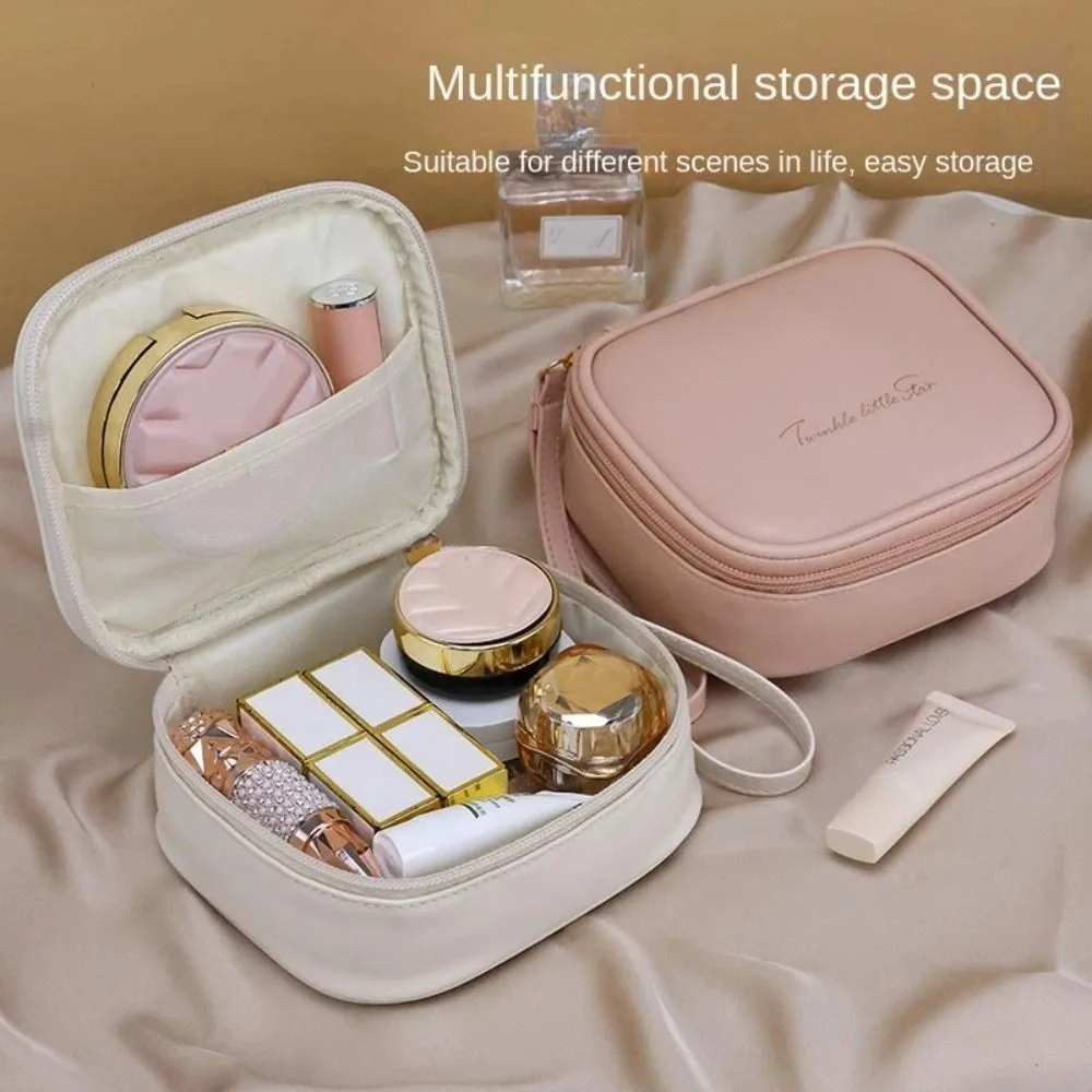 

PU Sanitary Napkin Storage Bag Waterproof Korean Style PU Cosmetic Bag Toiletries Organizer Reusable Sanitary Pad Tissue Bags
