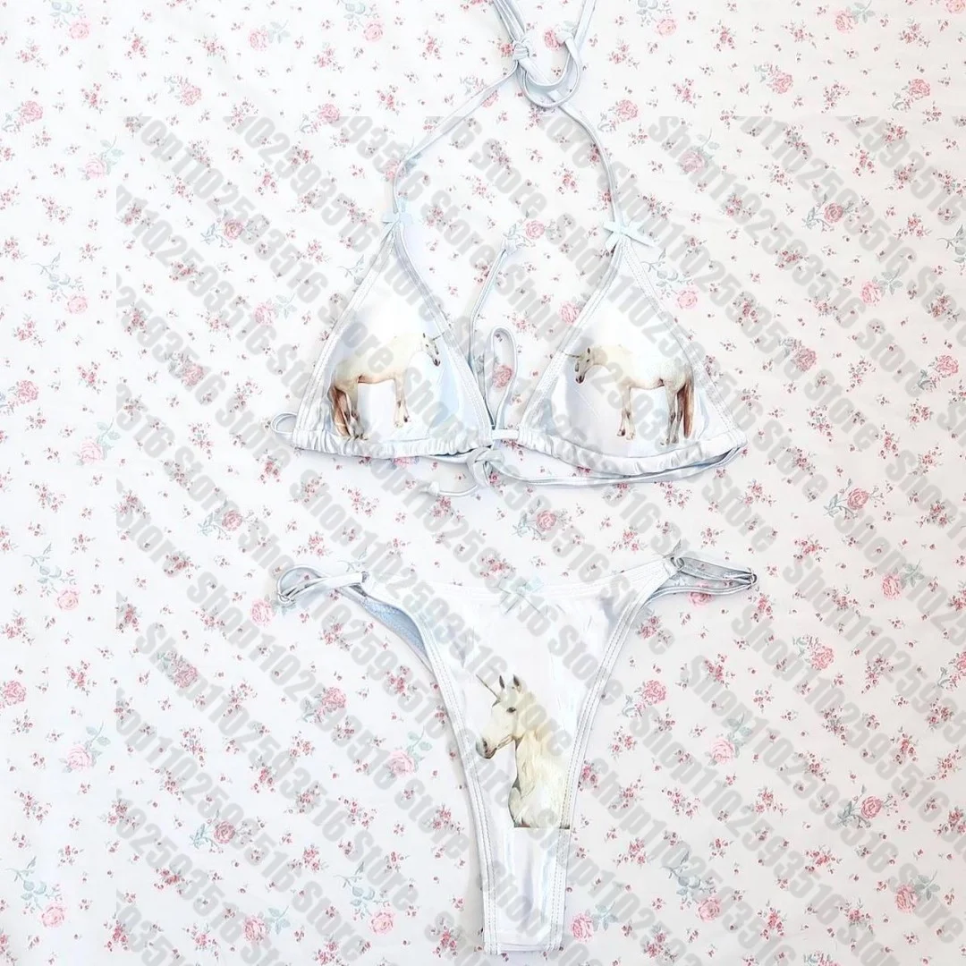 Micro Bikini Set Woman Women's Bikinis and Tankinis Matching Sets on Promotion Beach Outfits Woman Women's Two-piece Swimsuit