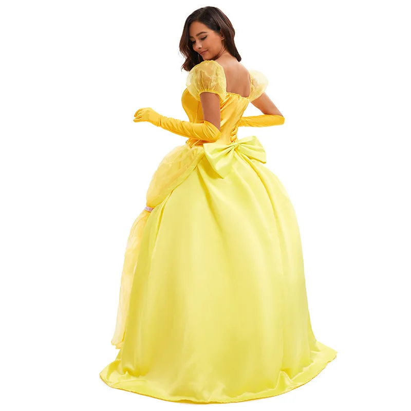 أزياء Princ Dr Cosplay loween Beau and the Beast Belle للنساء ملابس عرقية صينية تقليدية عبر الحدود