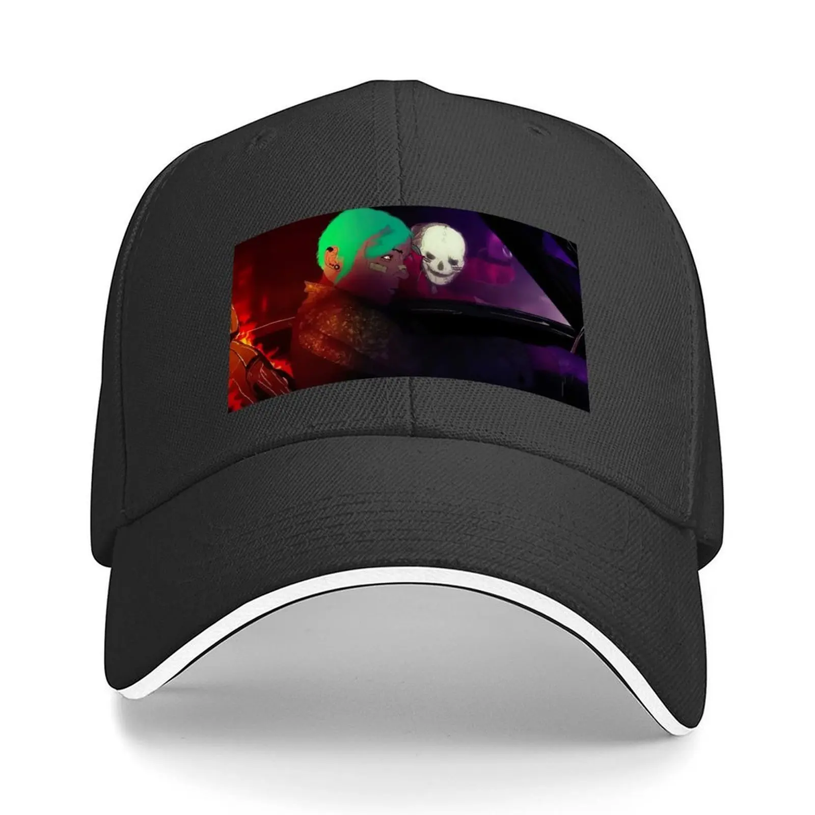 

Queens of the stone age colorful animated Poster qotsa Sticker Baseball Cap New In Hat Funny hats Winter hat For Man Women's
