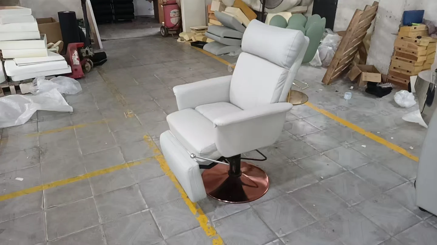 salon chair for hair stylist peach parlor chair salon furniture nail salon chair