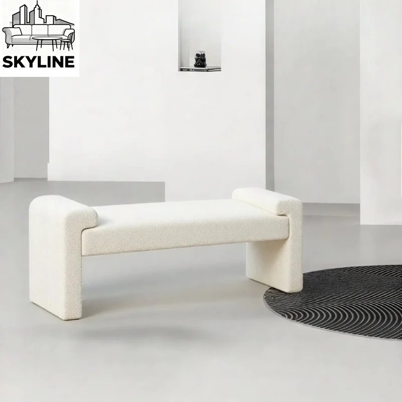 Designer Multi-scene Minimalist Bench, Dual-purpose Stool for Entryway Shoe Changing & Bedroom Bedside