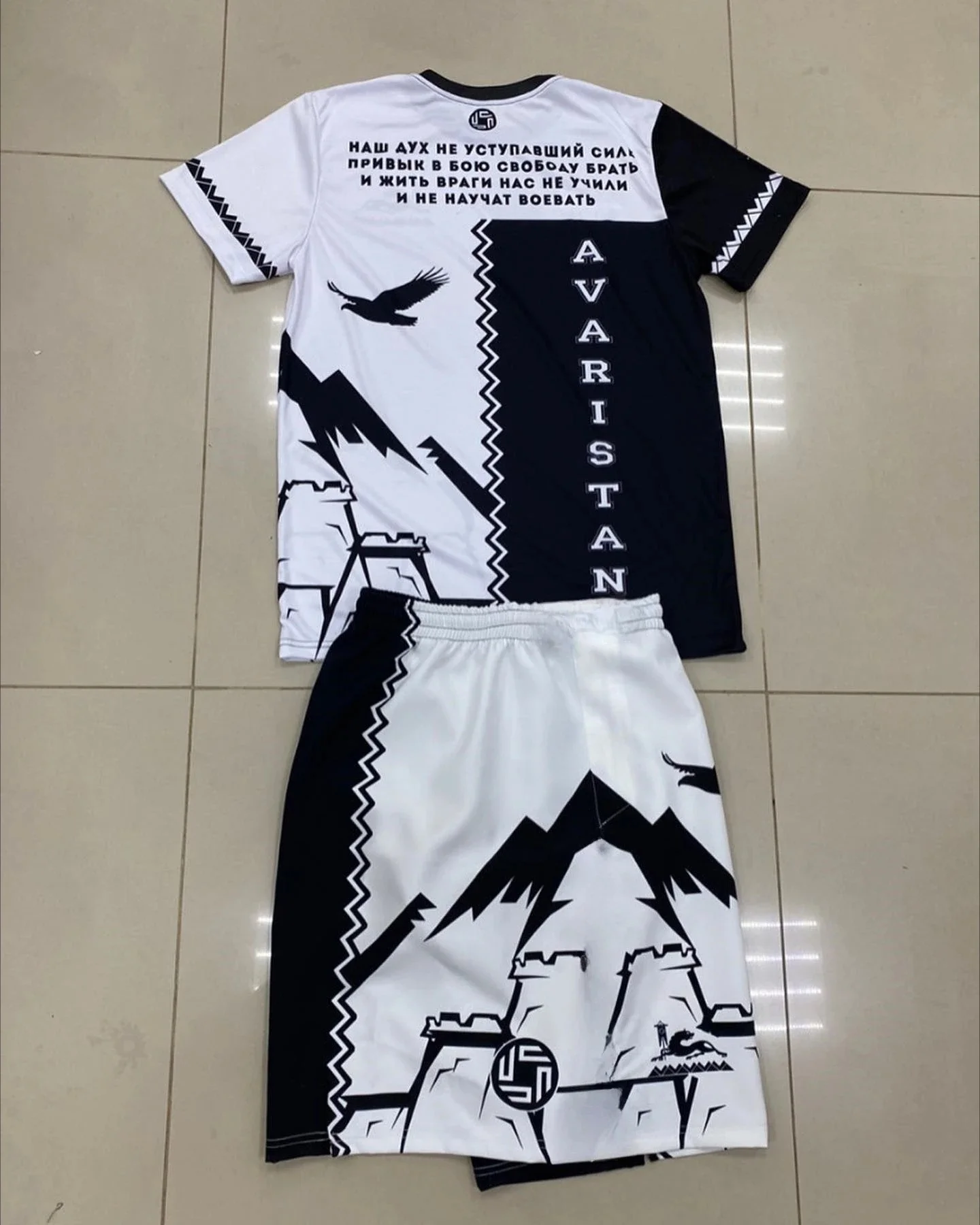 2026 New Hot Selling Mixed Martial Arts Boxing Sportswear Set with Short Sleeved Printed T-Shirt and Shorts as Sportswear