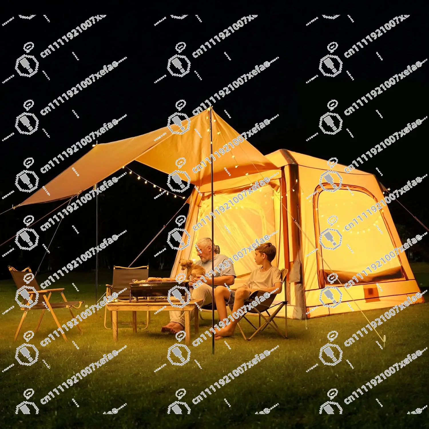 

Китайский поставщик: Надувная зимняя палатка для кемпинга на открытом воздухе, водонепроницаемая