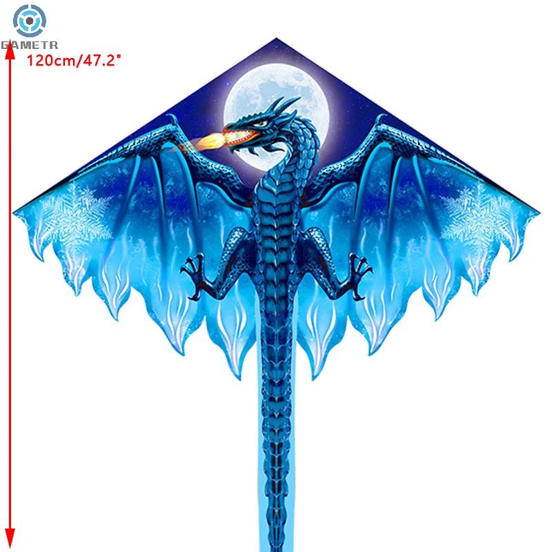 어린이 및 성인용 대형 드래곤 연, 날기 쉬운 대형 드래곤 연, 야외 장난감