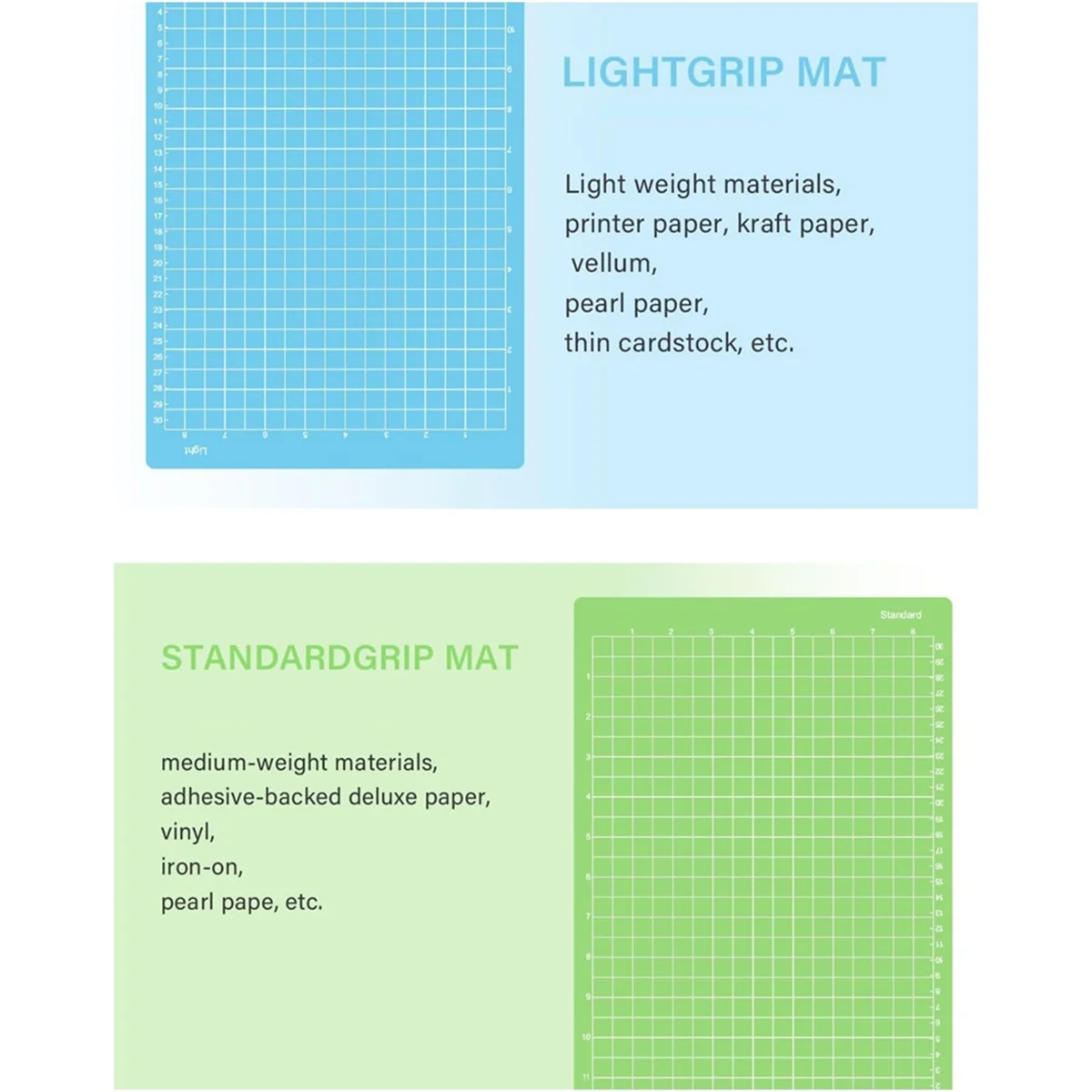 6pcs Cutting Mat for Cricut Joy Xtra 12x8.5in Adhesive Reusable Craft Cutting Mats Sticky Accessories Replacement Vogue
