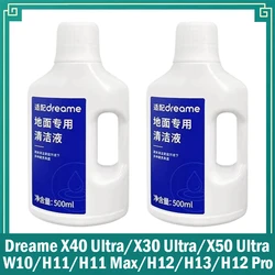 Liquid Fit Dreame X40 Ultra\X30 Ultra\X50 Ultra\H11/H11 Max/H12/H13/H12 Pro / M12 /W10 Cleaning Fluid Parts Accessories 500ml