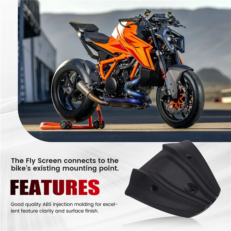 

A48P-Motorcycle Accessories Front Cover Small Windshield Fairing For 1390 Superduke R 1390 Super Duke R EVO 2024-