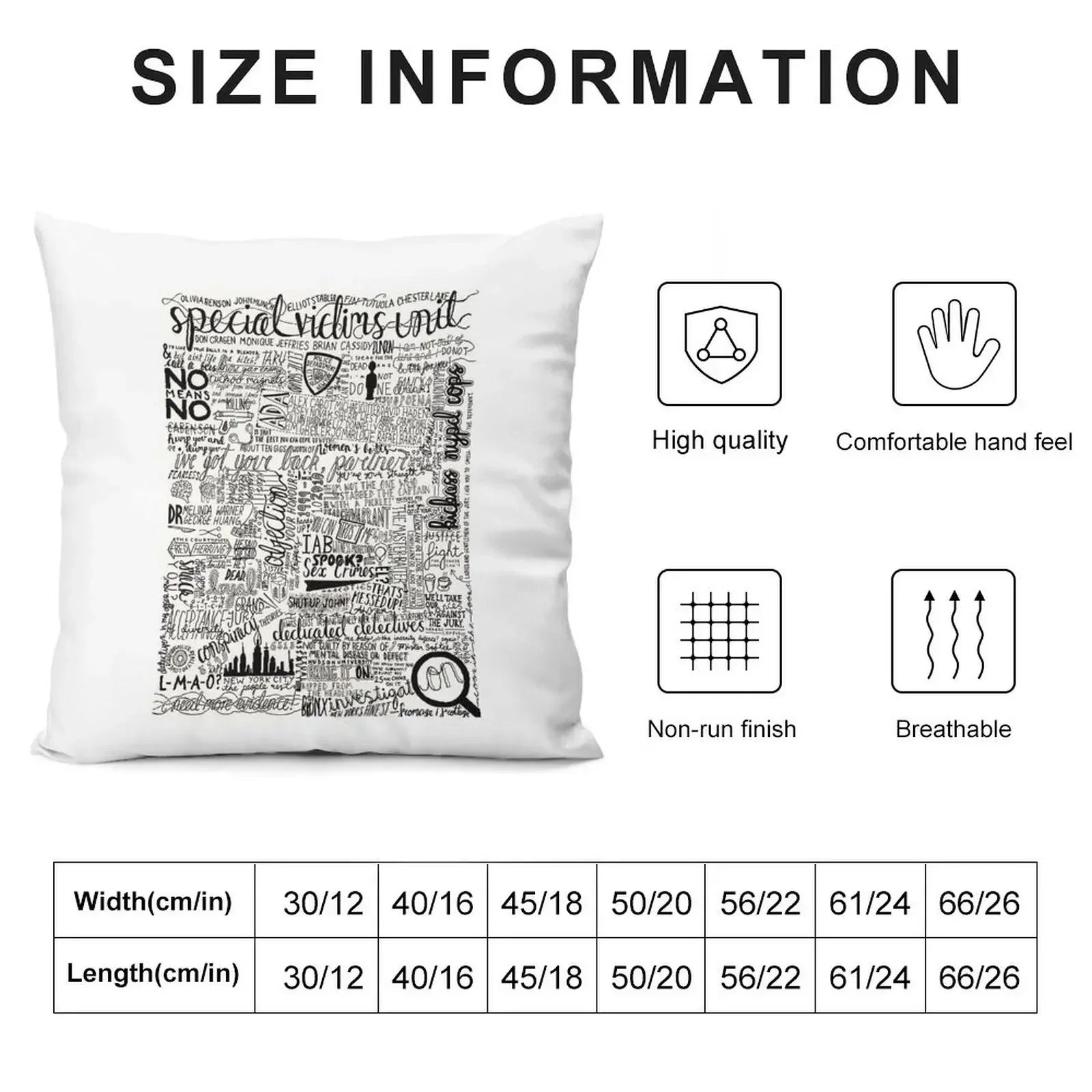 Law & Order - SVU Masterpiece Throw Pillow Decorative Pillow Covers For Sofa Bed pillowcases Pillowcases For Pillows pillow