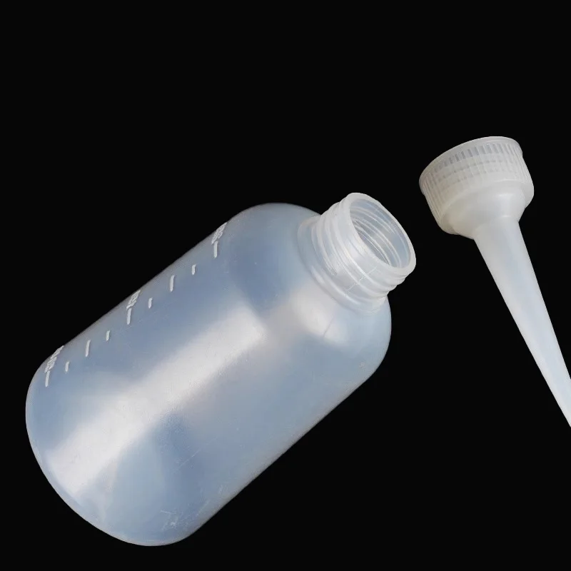 바늘이 있는 산업용 접착제 병, 접착제 냄비, 뾰족한 코 기계, 오일 냄비, 투명 관개 병, 30/100/250/500ml