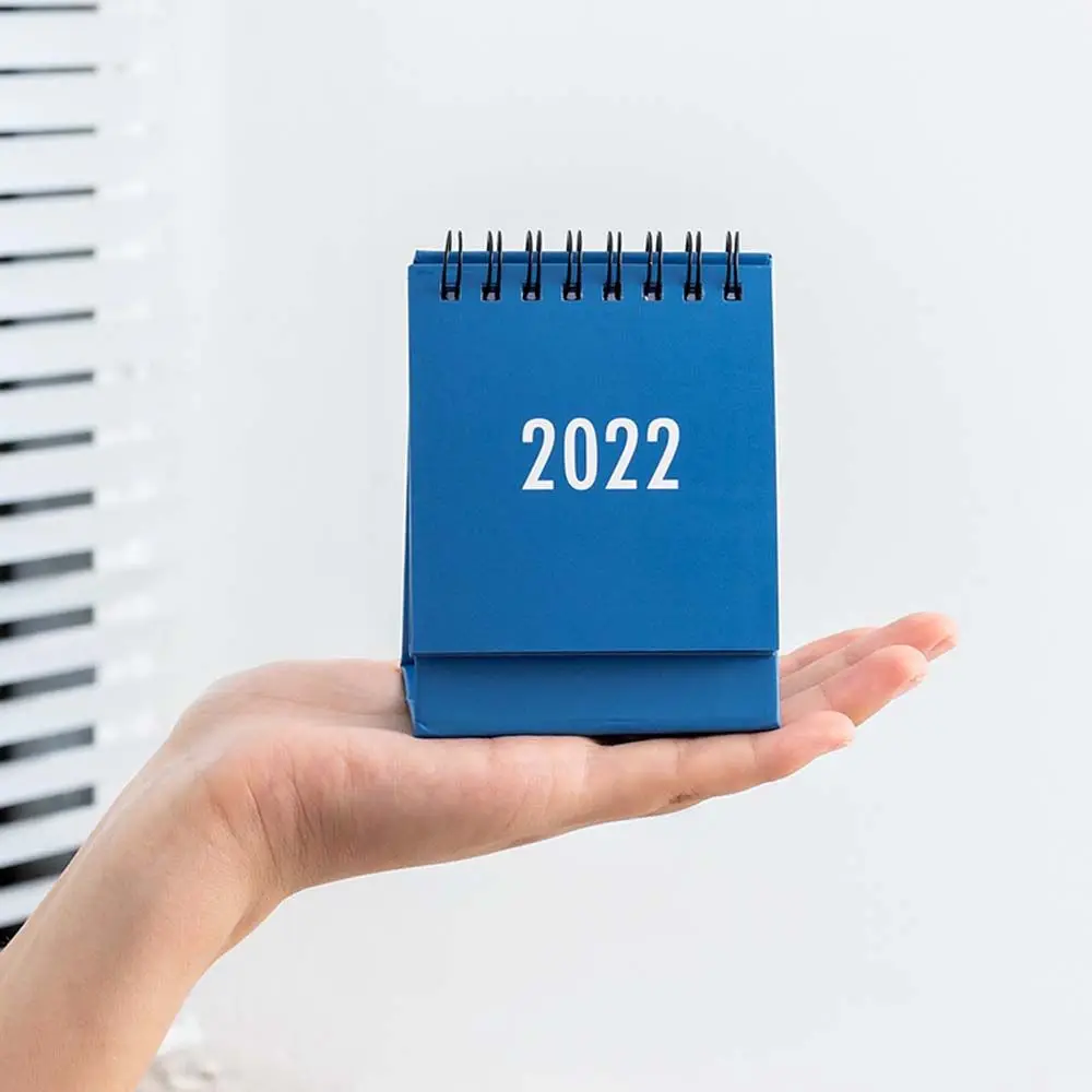 Color Dates Reminder Organizer Office Supplies Simple Yearly Agenda Coil Calendar Daily Schedule 2022 Calendar Desktop Calendar