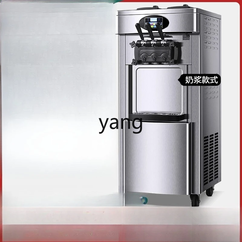 

LH commercial cone ice cream machine stainless steel soft ice cream machine vertical automatic