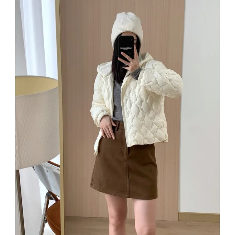 Women's ort Loose Cotton Lightweight Korean Sle Versatile Ladies Small Size Coat Spring Autumn Season