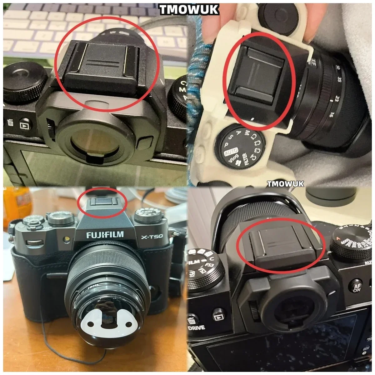 

For Fujifilm GFX100 X-T4 X-T30 X-E3 X100F X-T100 GFX ETERNA X70 Hot Shoe Cover Camera Accessories Cap Protector